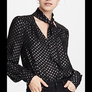 BRAND NEW! Cleobelle Blouse - Metallic Black